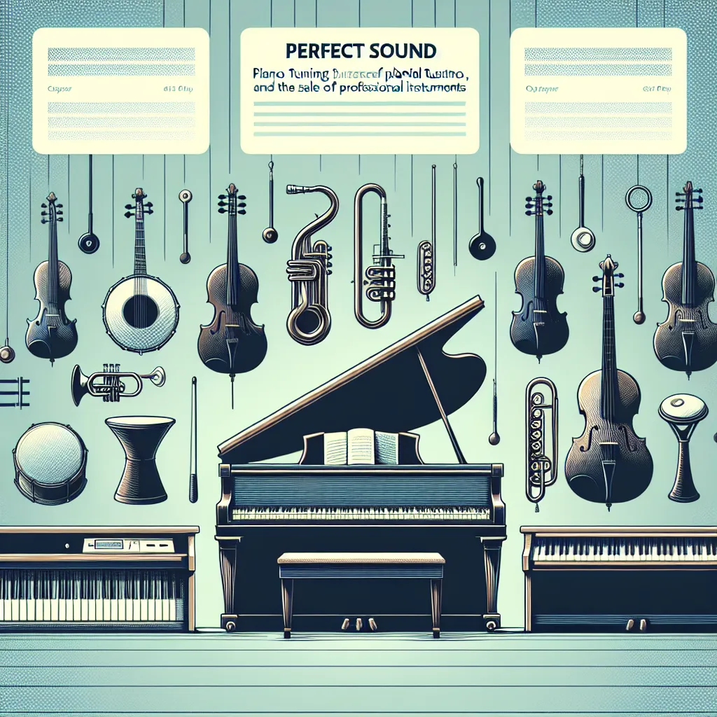 Perfekcyjny dźwięk: strojenie pianina i sprzedaż profesjonalnych instrumentów