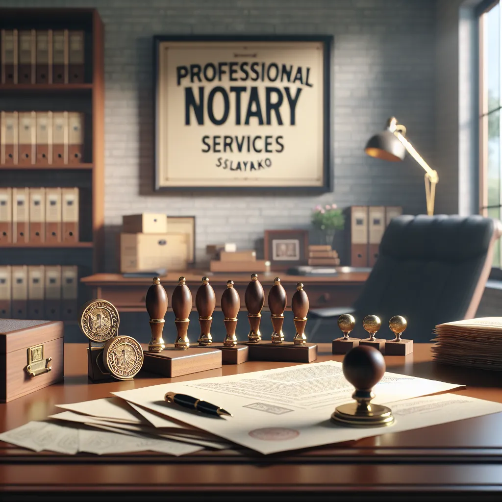 Profesjonalne usługi notarialne w Sławkowie dla bezpiecznych transakcji